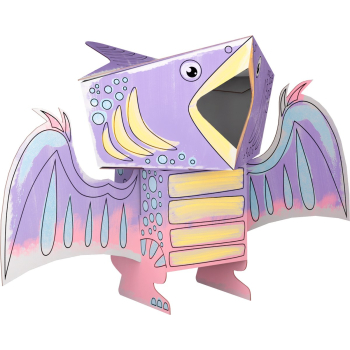 "Pterodaktyl" kolorowanka-składanka 3D dinozaur